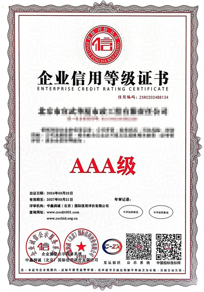 Certificate of Credit